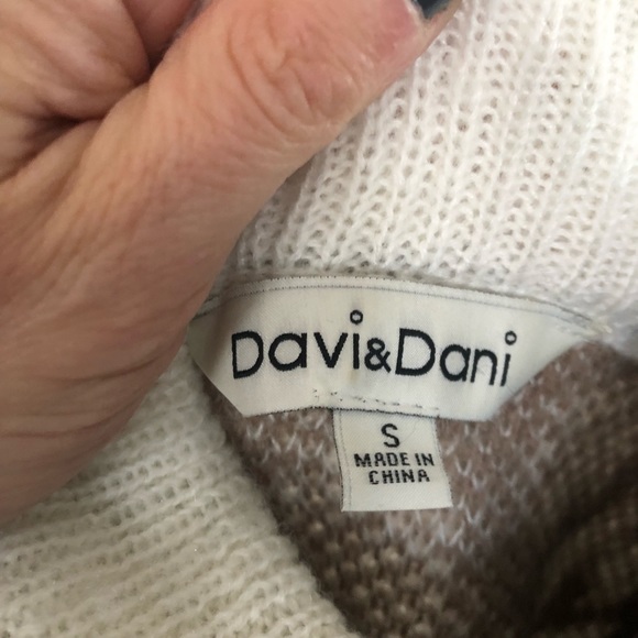 Davi&Dani Dolman leopard sweater - Picture 3 of 7